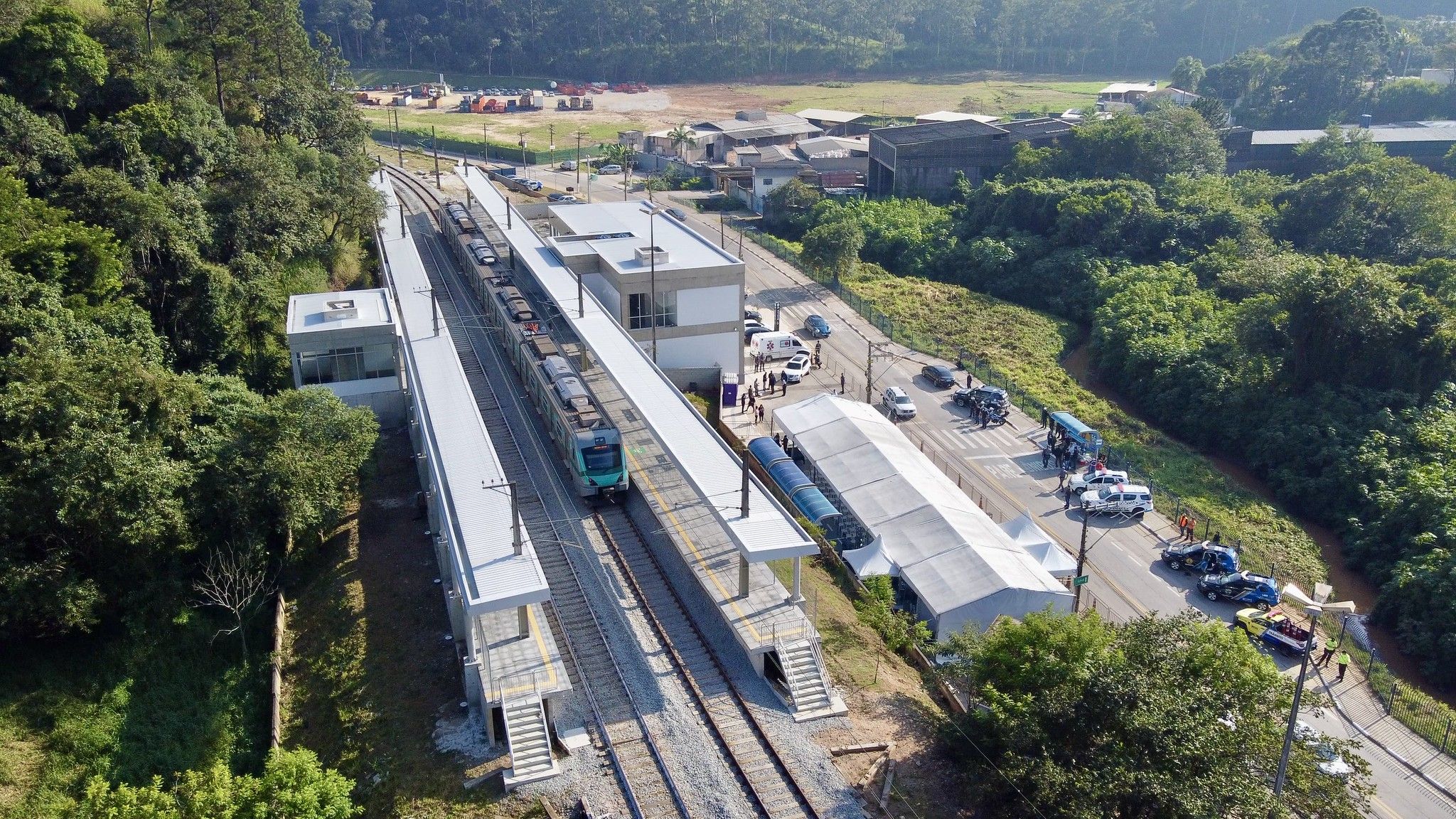 Itapevi inaugura Estação Ambuitá e entra na rota do futuro trem Intercidades Sorocaba / São Paulo