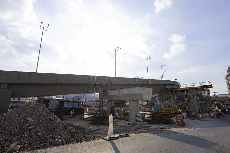 Segundo viaduto atinge mais de 80% de execução
